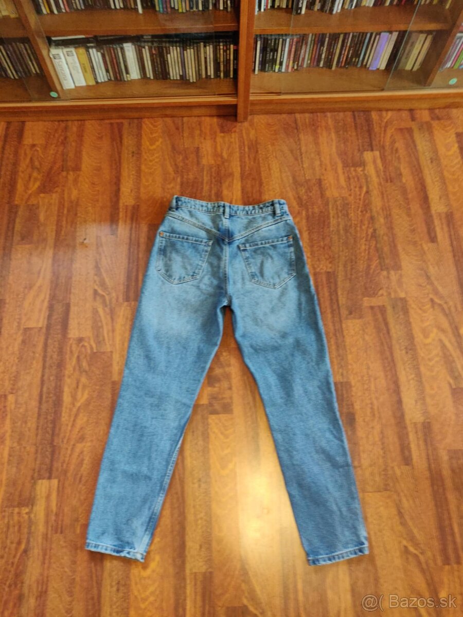 Reserved Super High Rise – dámské džíny, světle modré,36 - 2