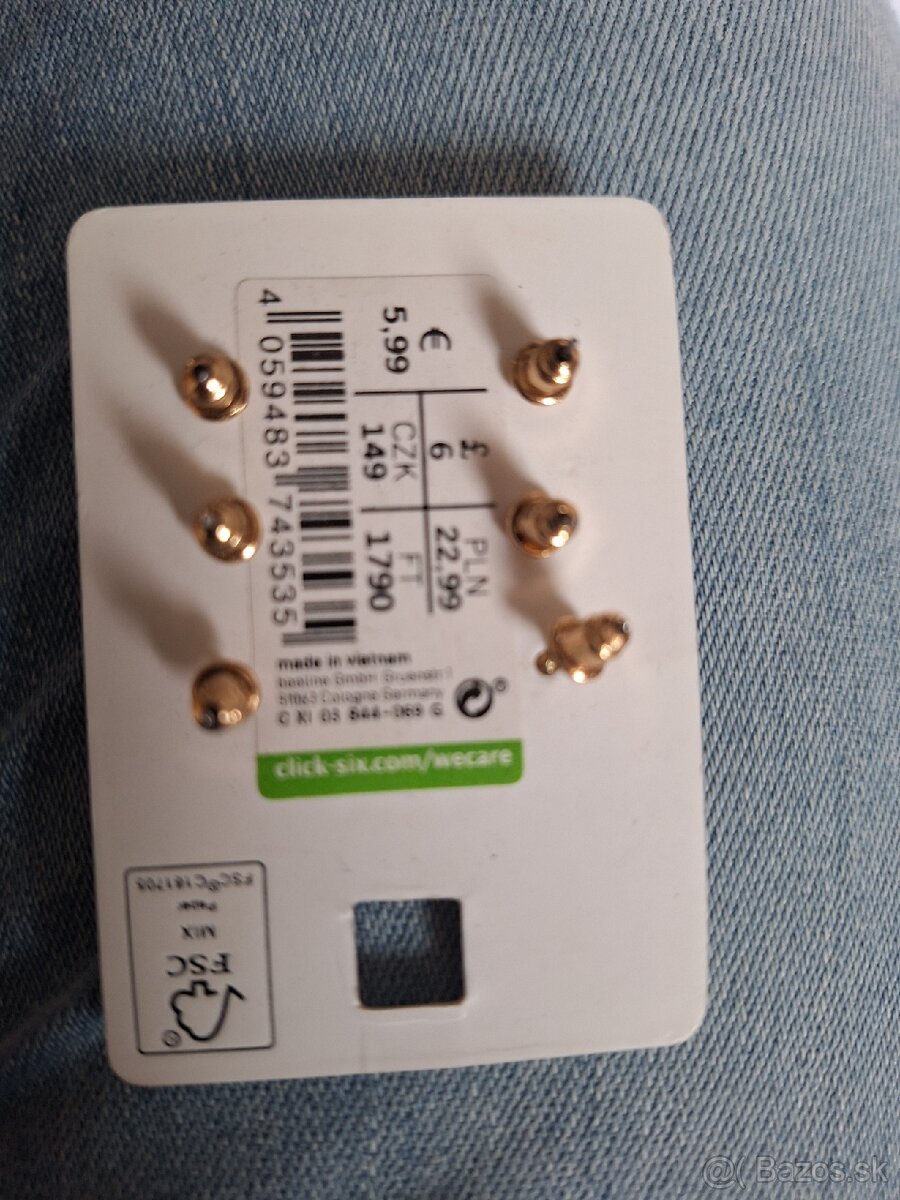 Balik damskeho oblecenia 34-36-38,rifle+tricka+nausnice - 2