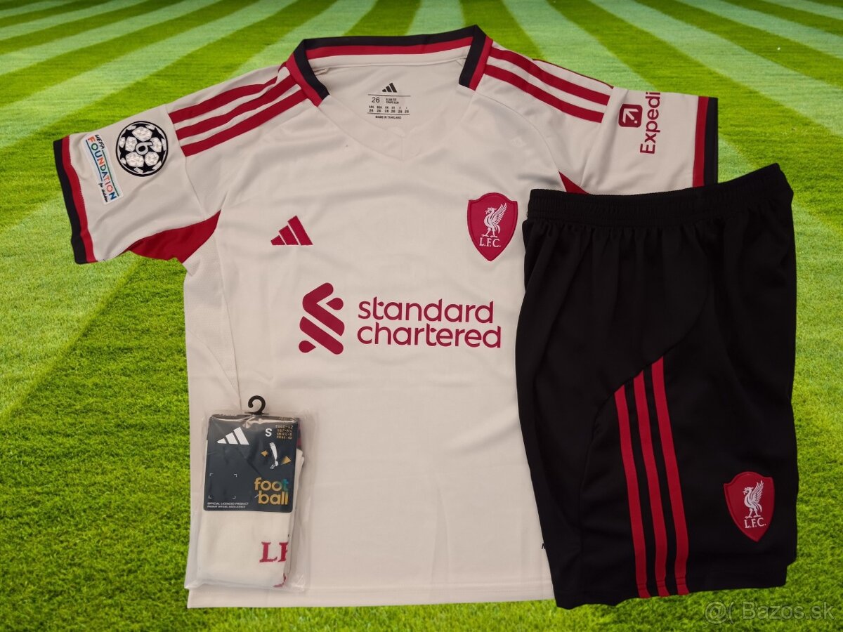 futbalový dres Dominik Szoboszlai Liverpool FC svetlobežový - 2
