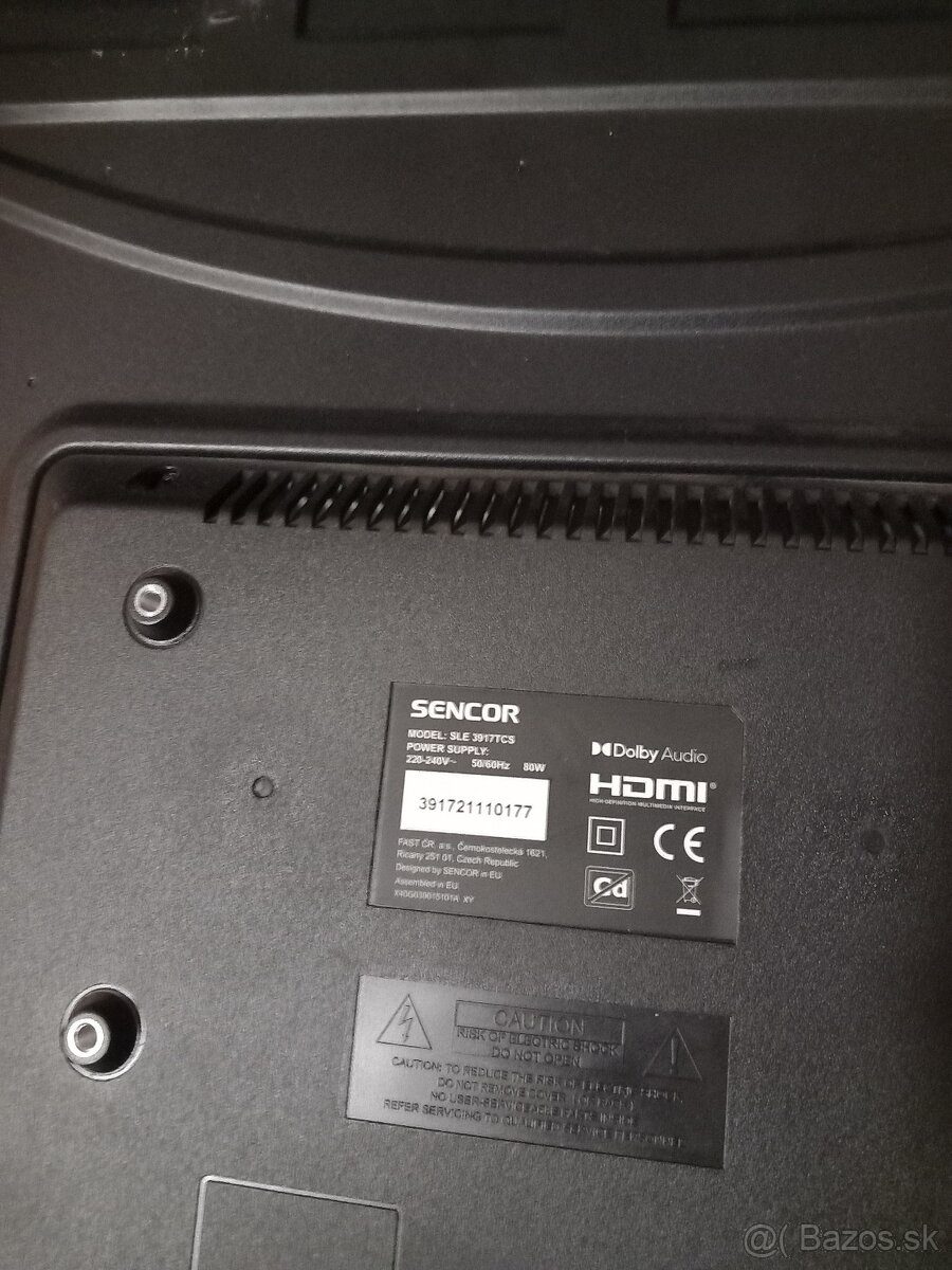 TV Sencor sle3917tcs 1366x768 - 2