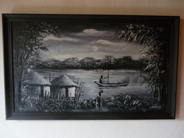 africké ľudové umenie – obrazy 1 - 2