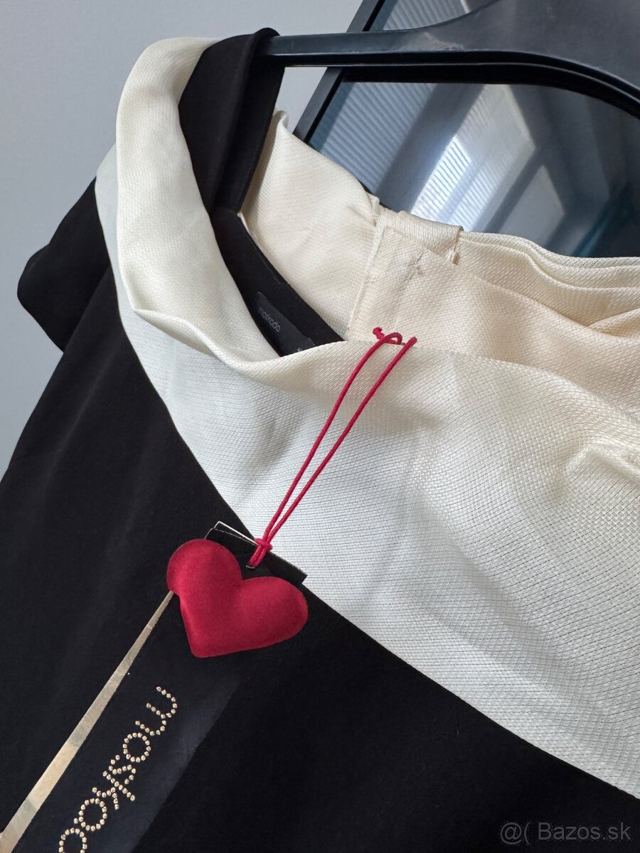 Moskada saty vestido cuello talianske luxusne saty - 2