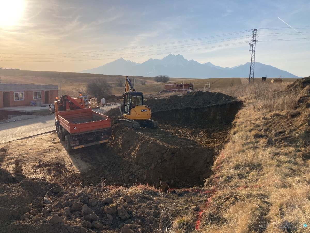 Výkopové práce / Terénne úpravy / Spevnené plochy - 2