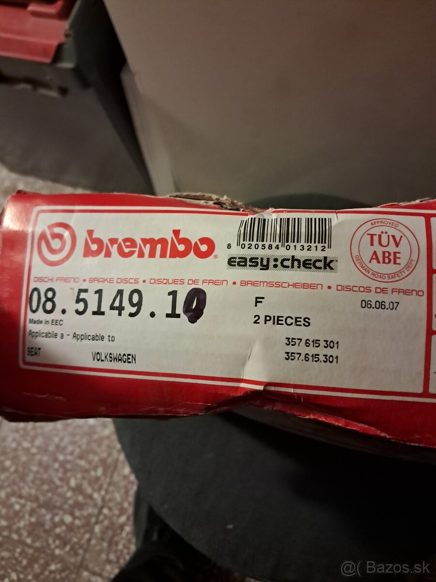 Brzdový kotúč Brembo VW, Seat - 2
