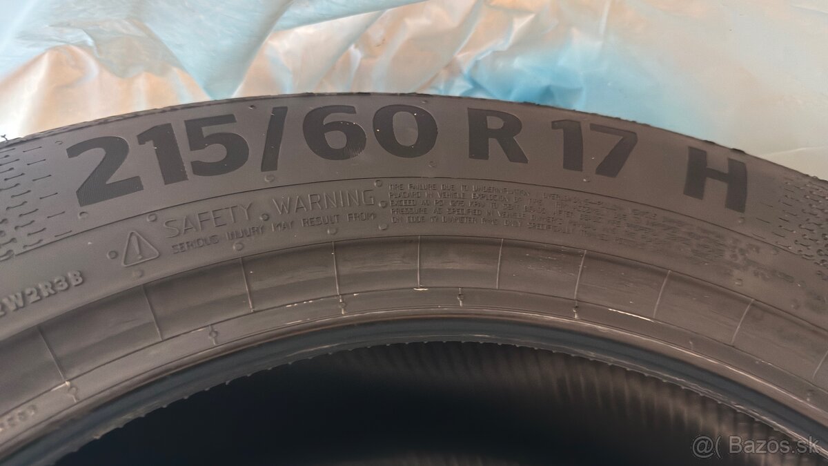 215/60 R17 Continental EcoContact 7 nové - 2