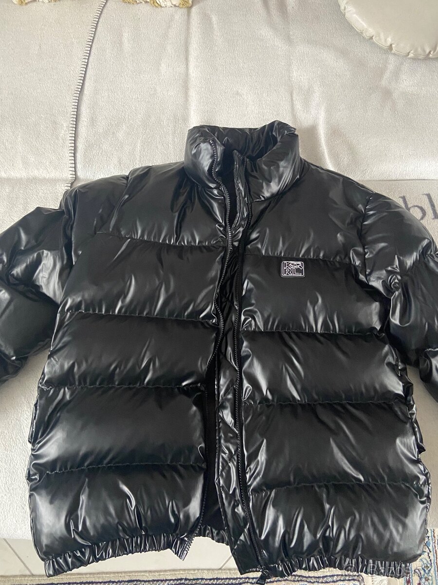 Karl Lagerfeld,zimná bunda,M,čierna - 2