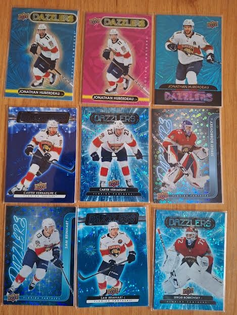 Hokejove karty,kartičky Florida Panthers - dazzlers - 2