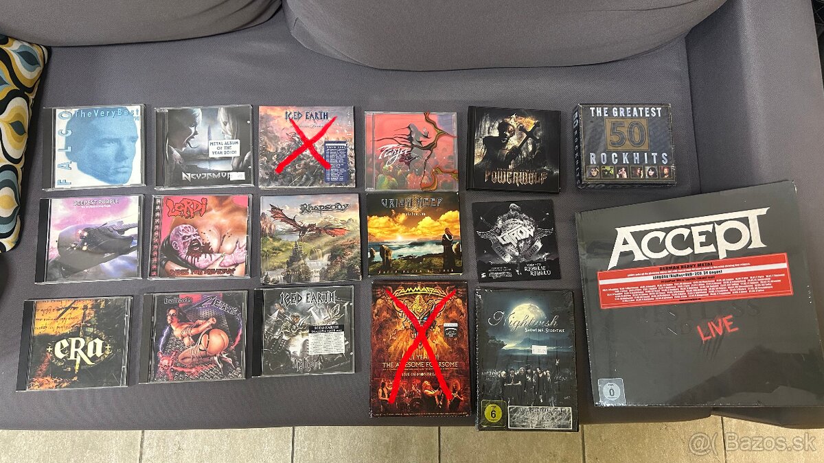 Metalove a rockove CD - 2