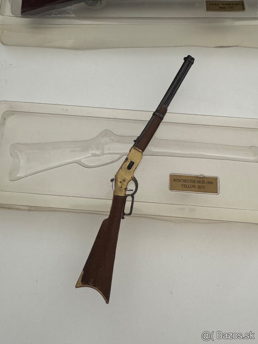 Winchester-Mod 1866 Yellow Boy - miniatúrna replika zbrane - 2