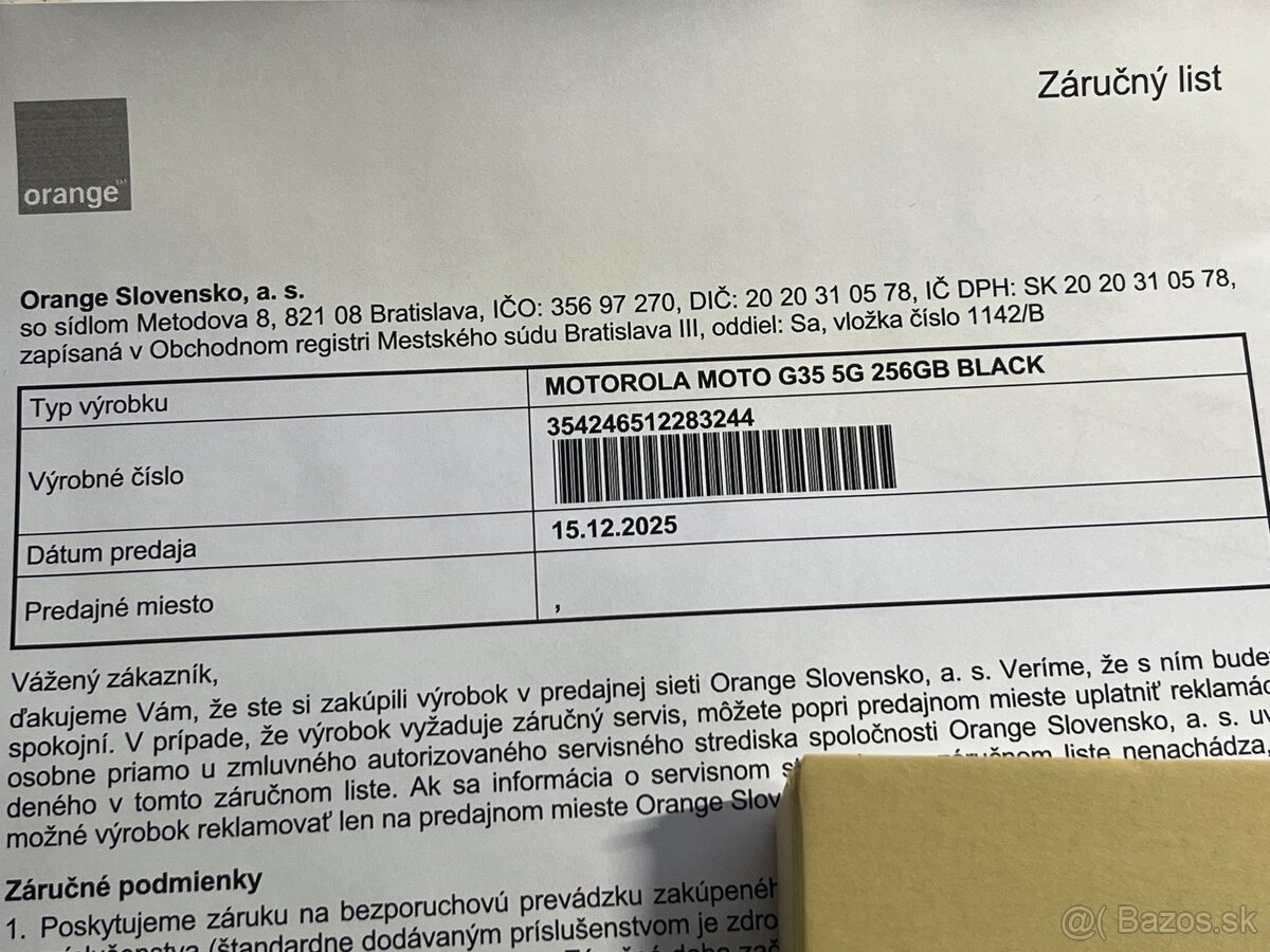 Motorola G 35 5G 256gb —Novak— - 2