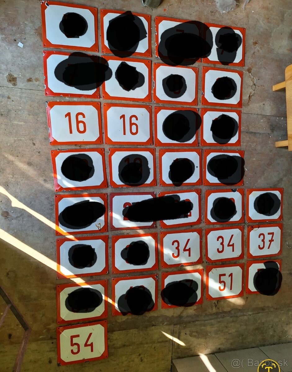 Smaltované čísla - 2