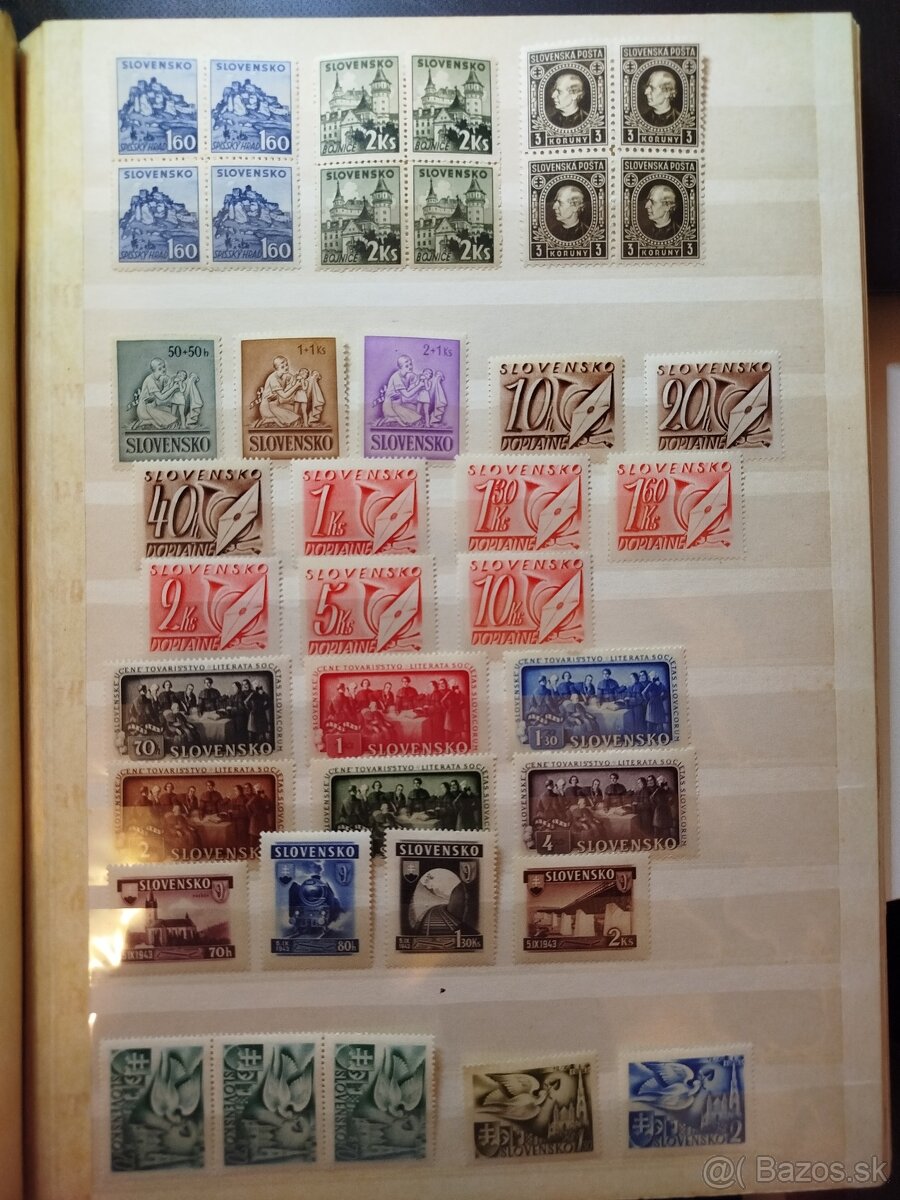 Slovenský štát - partia známok - 2