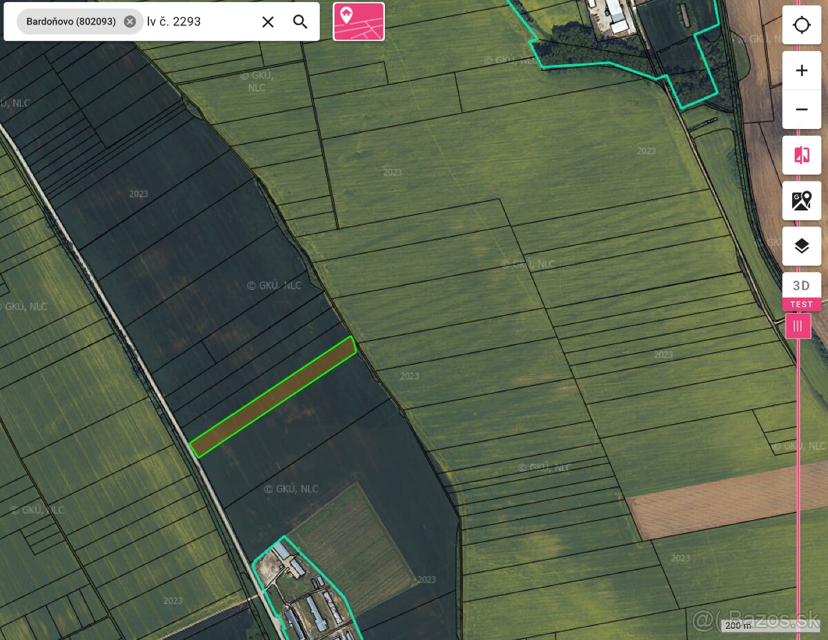 Orna poda v okrese Nové Zámky - katastr Bardoňovo - 2