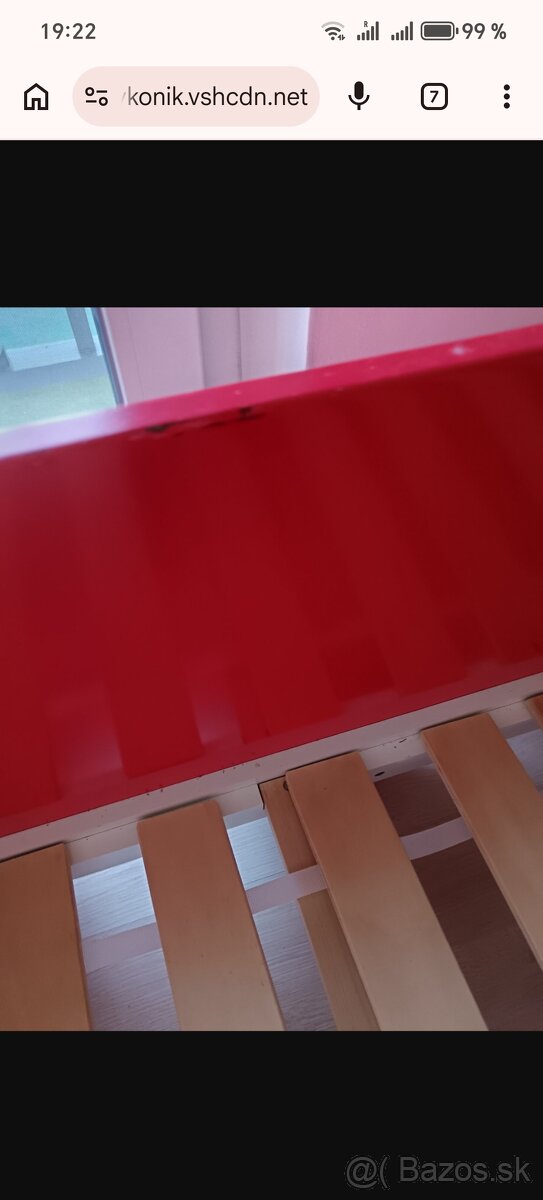 Postel požiarnicke auto - 2