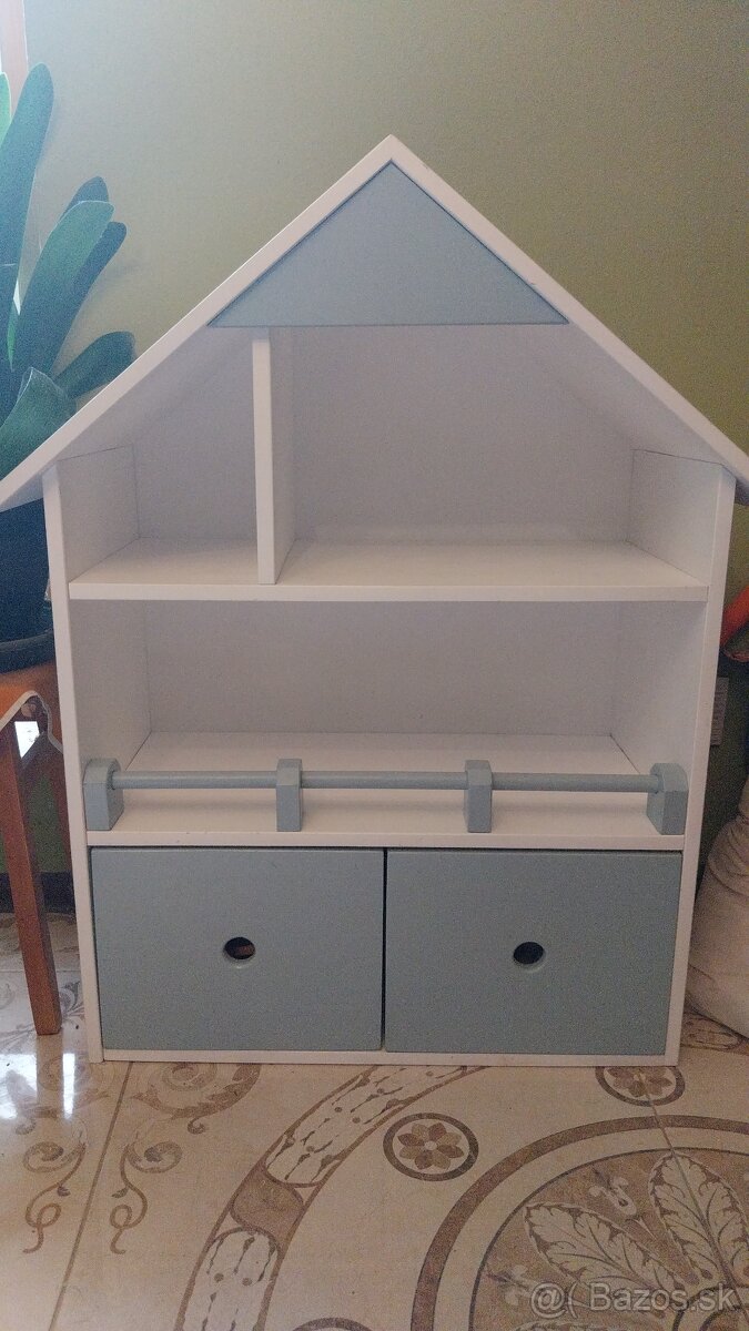 Detská polička v tvare domčeka - 2