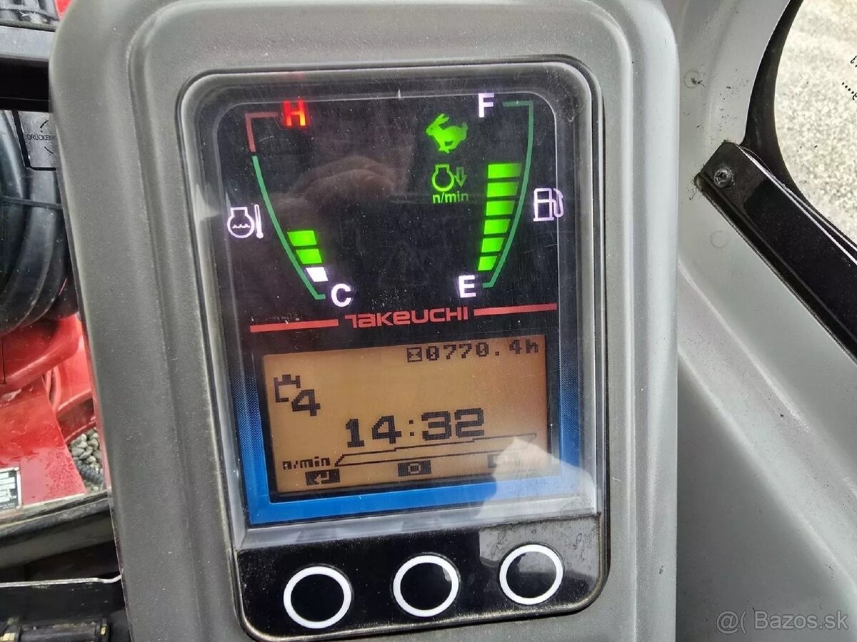 minibager•Takeuchi-TB225•(16.92 kW),770MTH+3x lžíce - 2