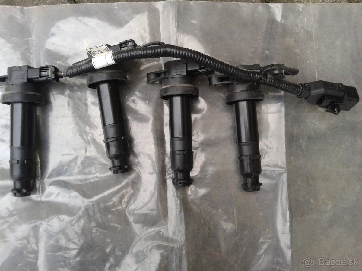 Orig. Hyundai / KIA Zapaľovacie cievky+kalebáž - 1.4 / 1.6 - 2