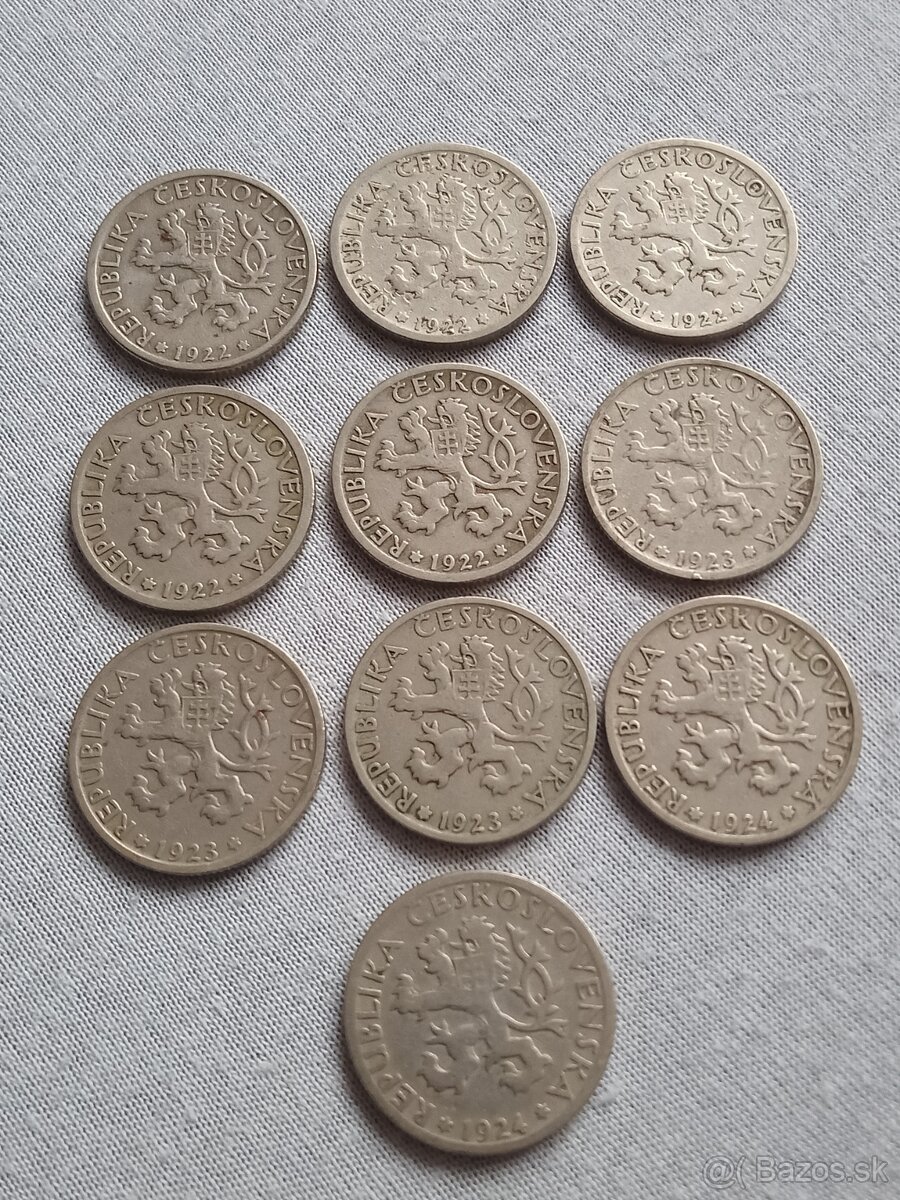 1 Koruna Prvá Republika - 2