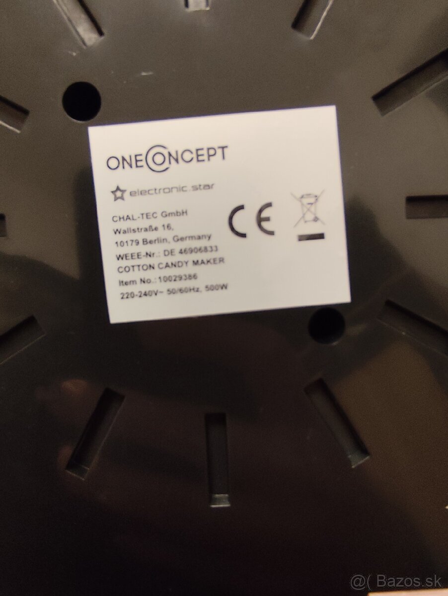 Výrobník cukrovej vaty - 2