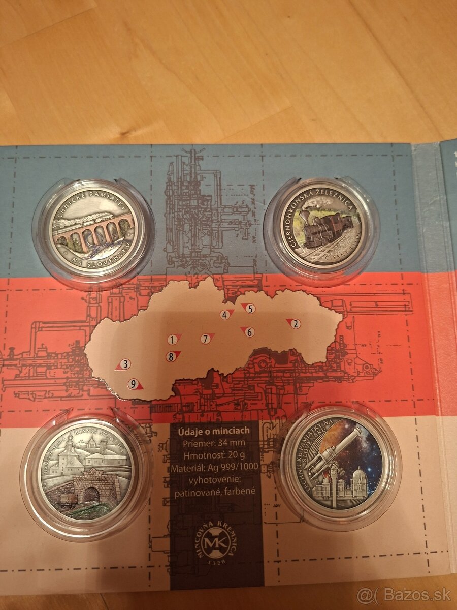 Strieborne mince Tech. Pamiatky - 2