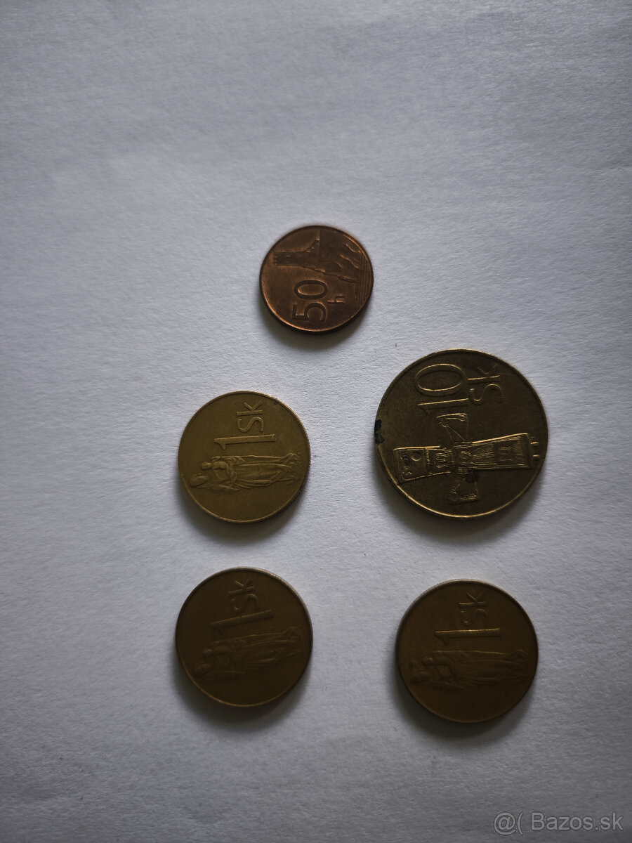 Rôzne sk mince - 2