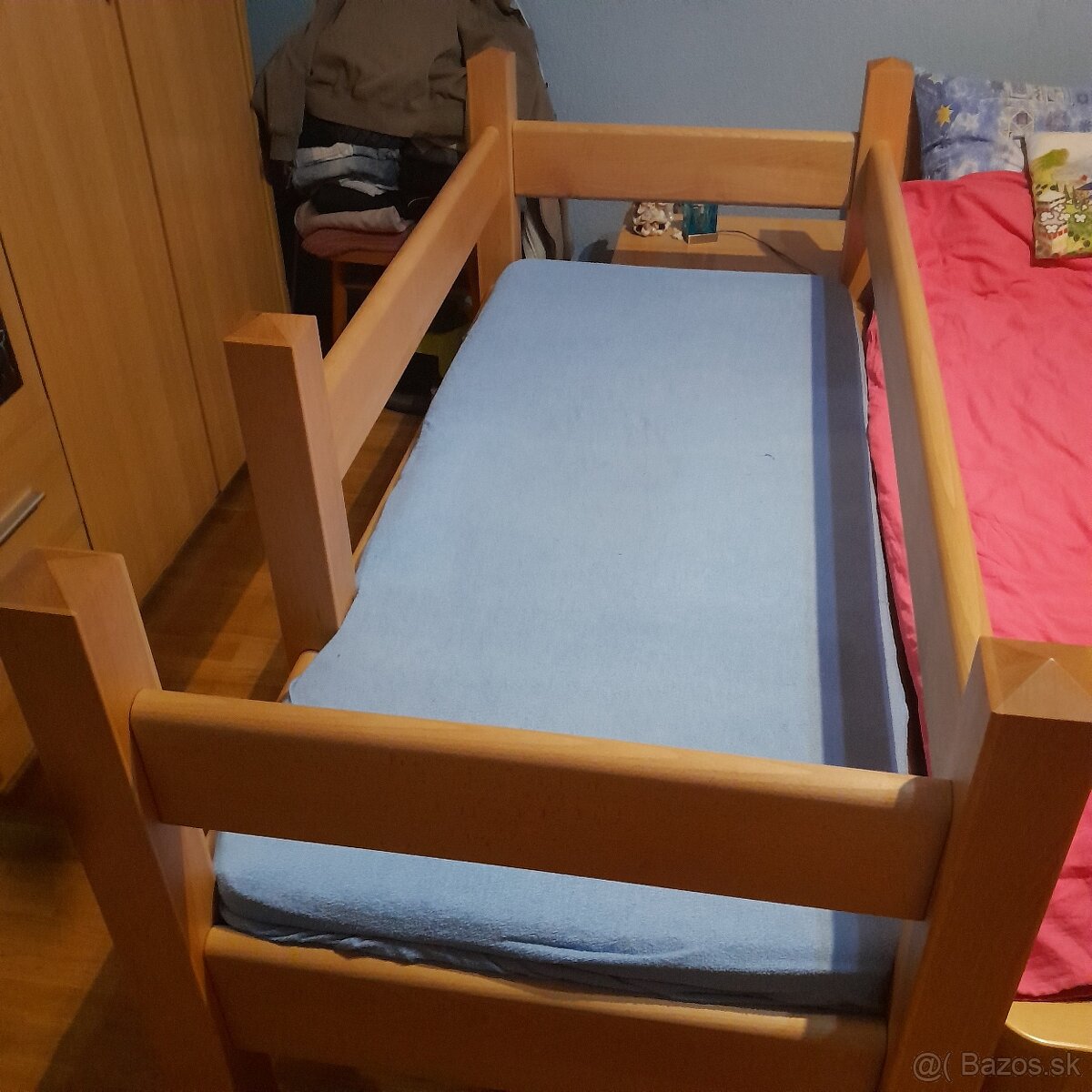 Masivna bukova postel - 2