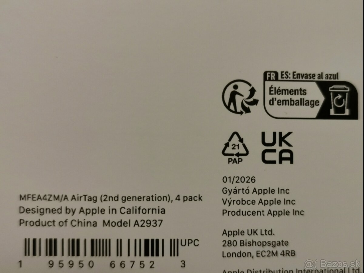 Apple Airtag 2. generácia - 2