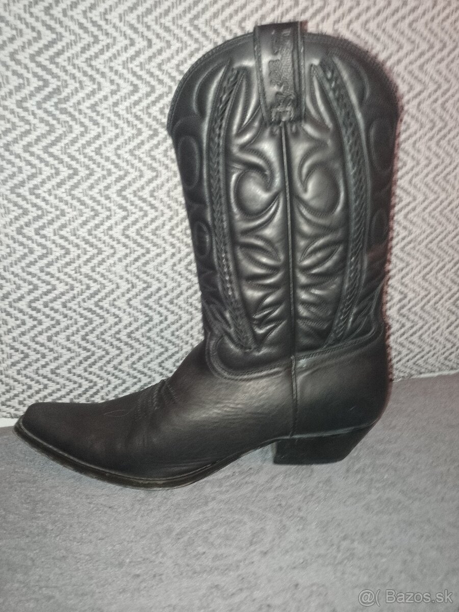 Predám pánske kožené čižmy č.46 - 2