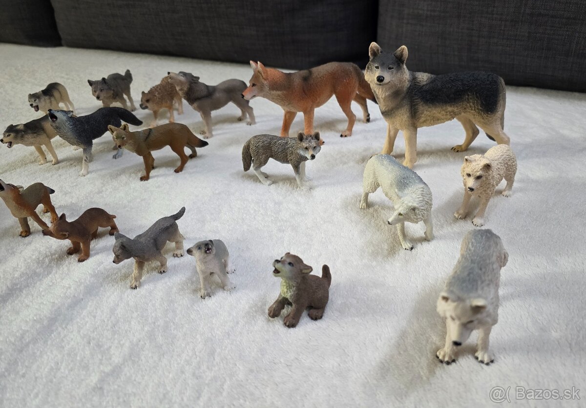 Vlky Schleich a Papo - 2