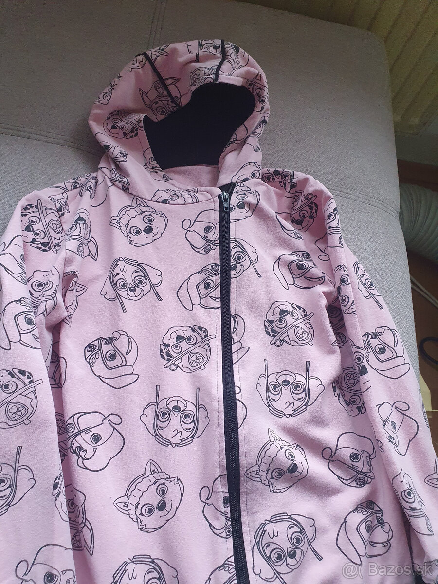 Predám komplet Paw Patrol-mikina + tepláky 146/152 zn.Unique - 2