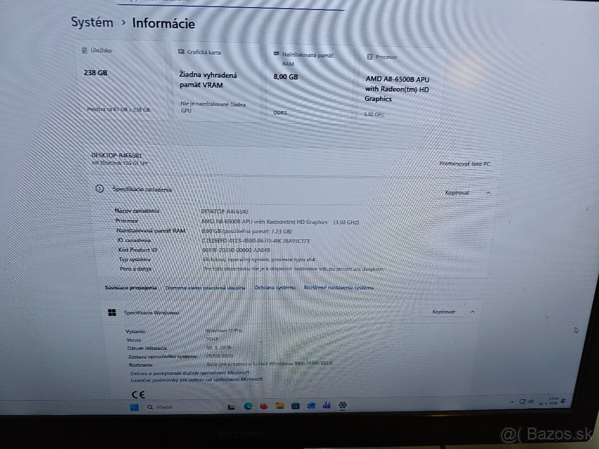HP EliteDesk 705 G1 SFF - 2