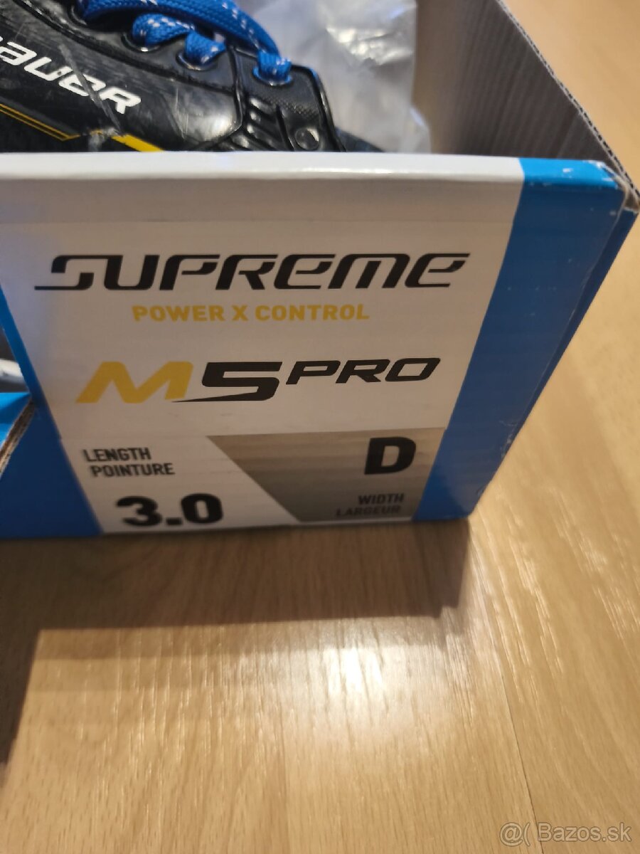 Korčule Bauer Supreme M5 PRO JR veľ.3 - 2