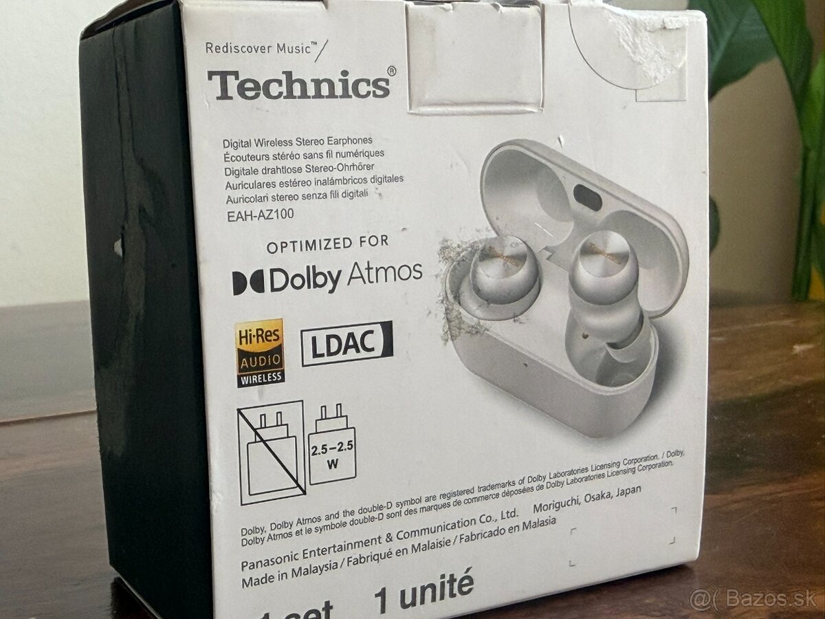 Technics AZ100 True Wireless slúchadlá - nové - 2