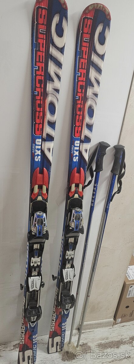 Lyze 165cm, palice 120cm - 2