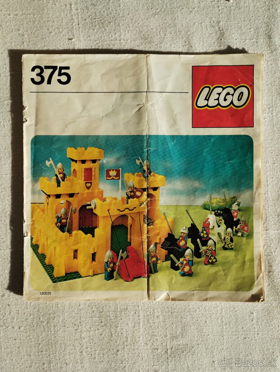 LEGO 375 Castle s krabicou a návodom - 2
