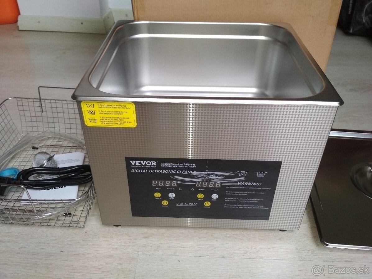 Ultrazvuková čistička s ohrevom 15L - 2