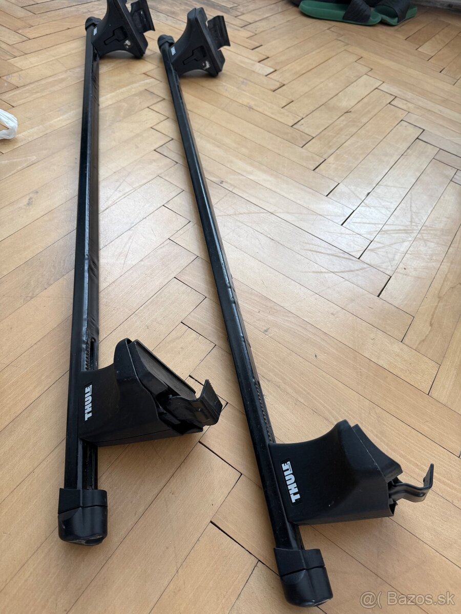 Pätky Thule 754 + štvorhranná tyč 7123 - 2