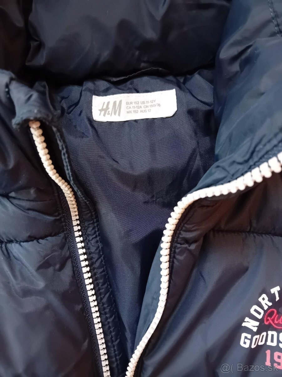 Chlapčenská zimná bunda H&M 128cm - 2
