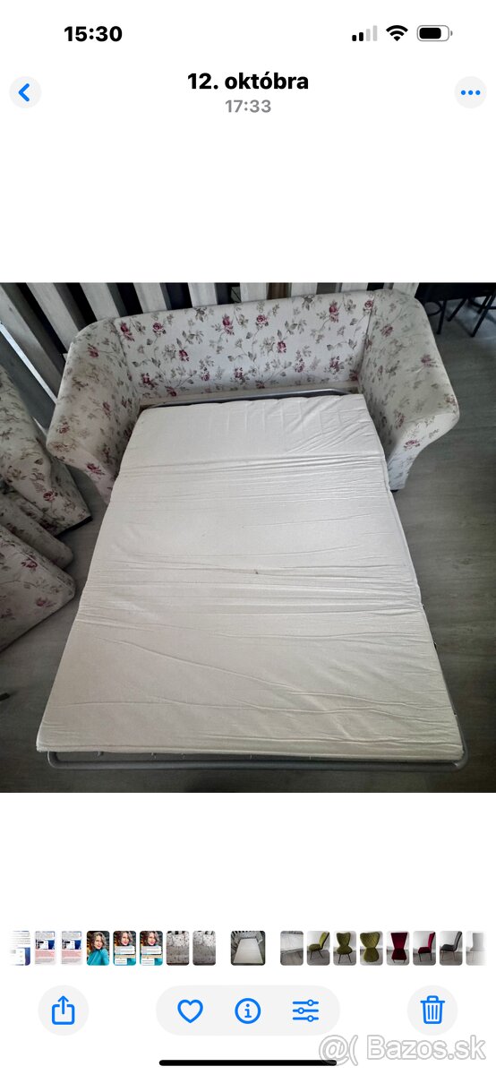 Rozkladacia sedačka s kreslom - 2