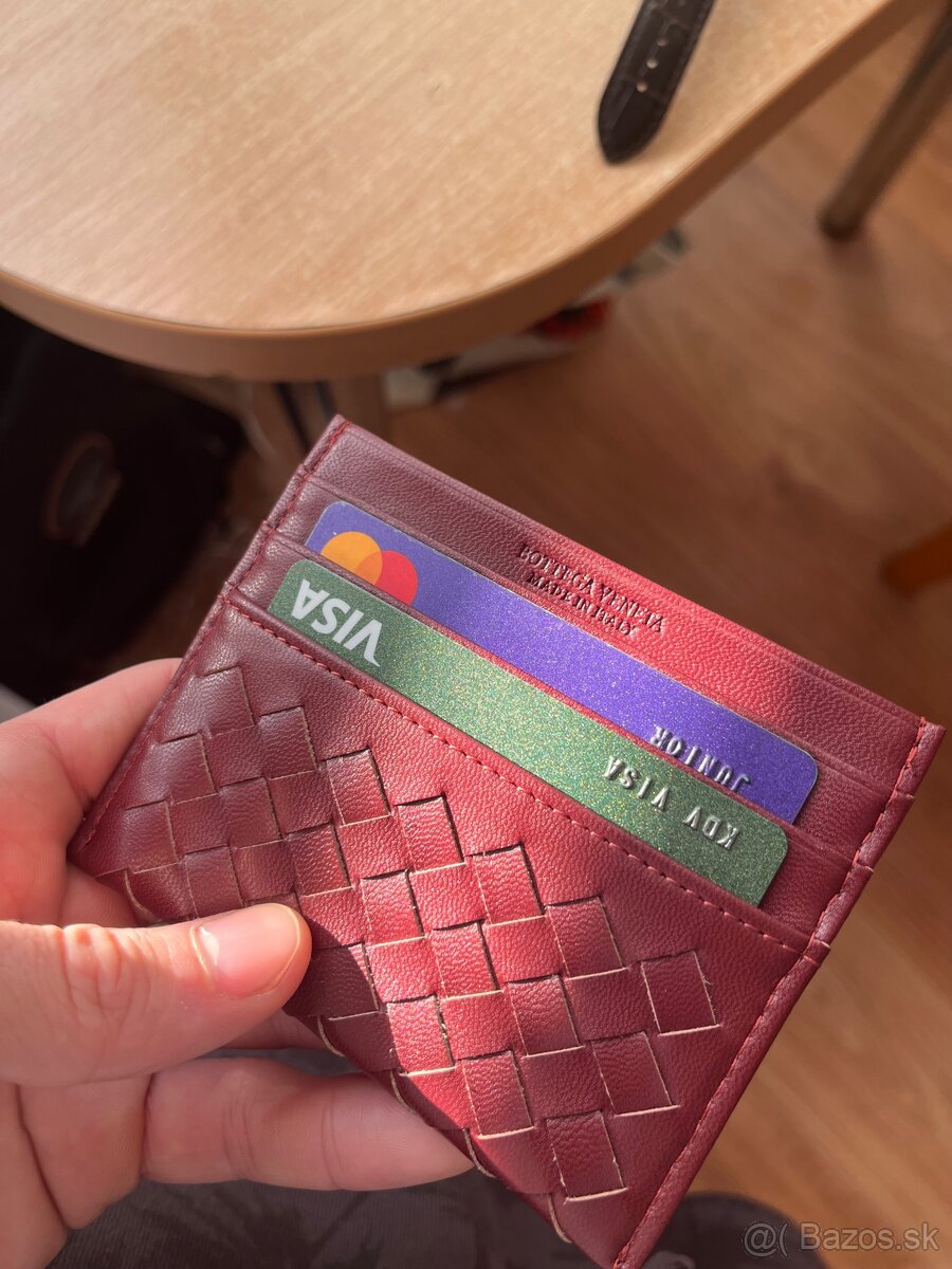 Púzdro na karty Bottega Veneta Peňaženka - 2