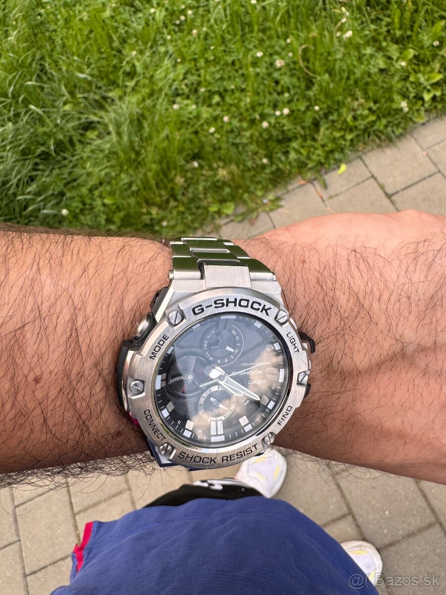 Predám rok nosene hodinky casio G-Shock G-Steel GST-B100D-1A - 2