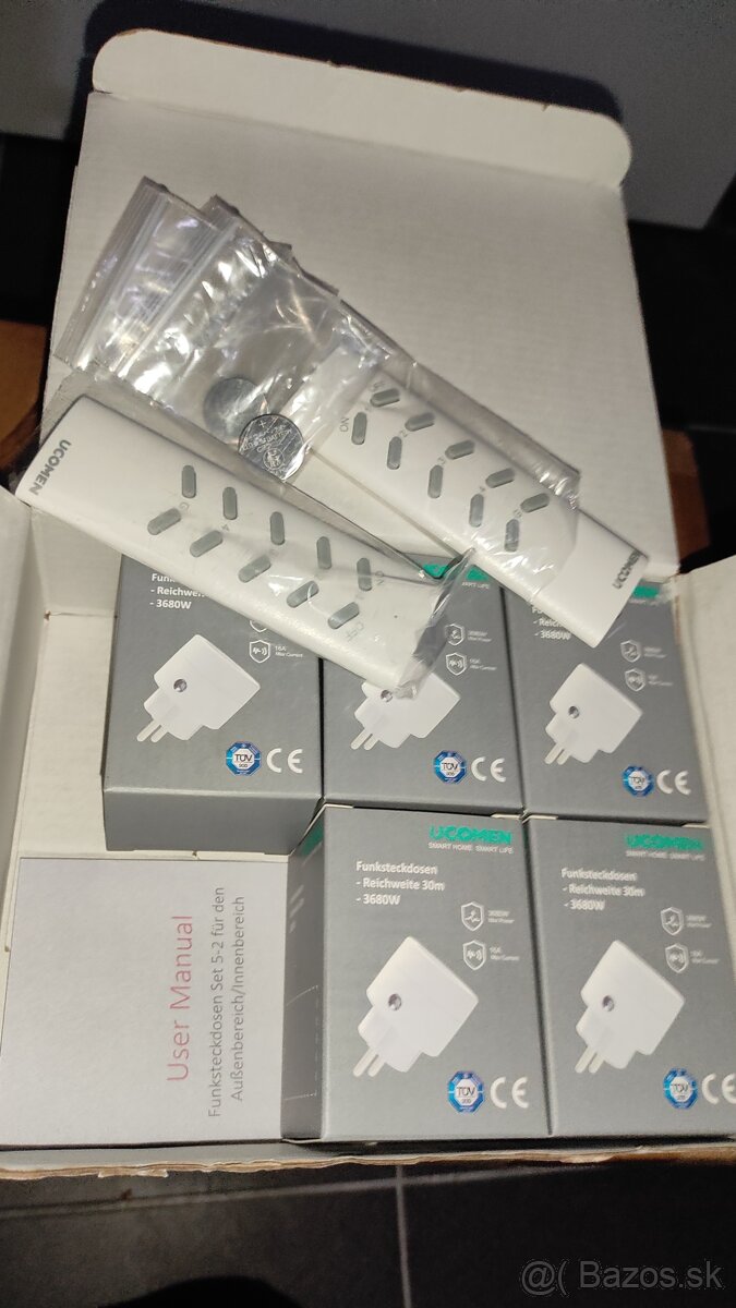 Zásuvky s diaľkovým ovládaním UCOMEN RF, - 2