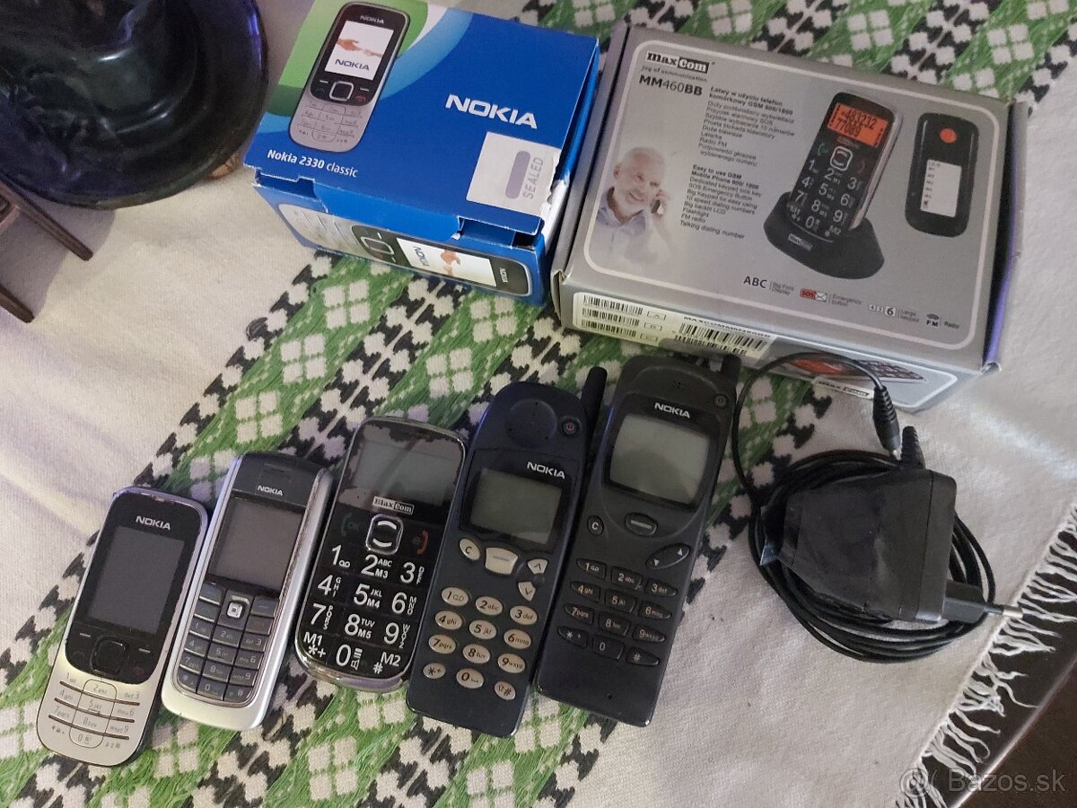 Staré mobilné telefóny,pevné linky,bezdrôtové - 2