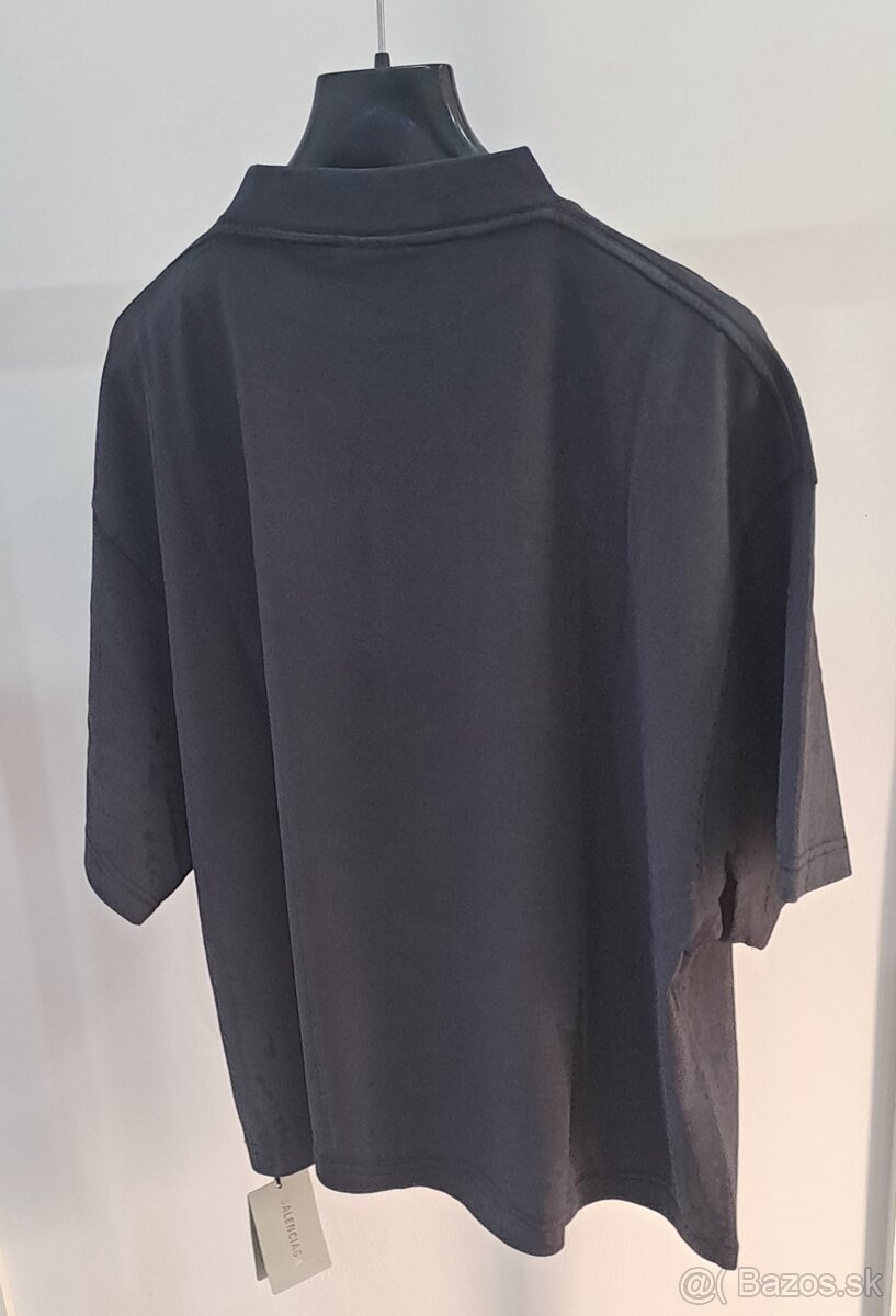 BALENCIAGA DAMSKE TRIKO-OVERSIZED-CROPPED - 2