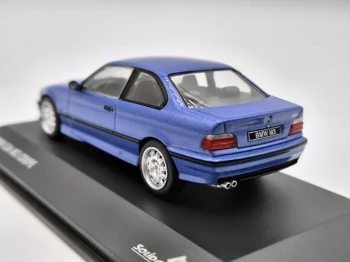 BMW M3 E36 Coupé modrá – Solido 1/43 (1999) - 2