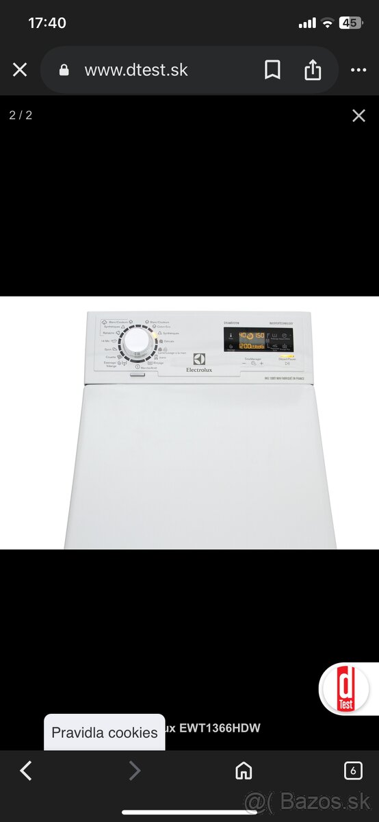 Práčka elektrolux - 2