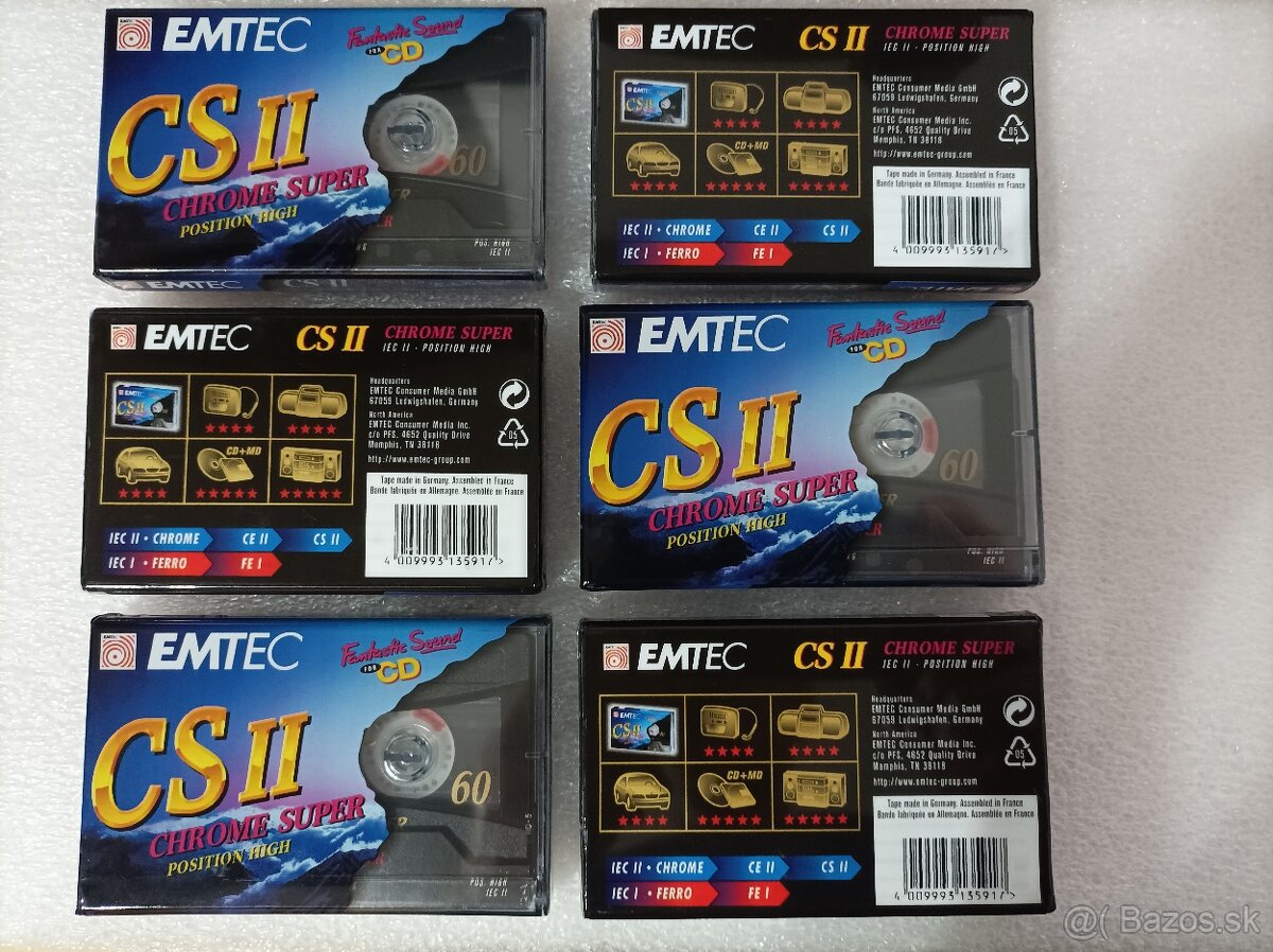 EMTEC CHROME SUPER II 60 (EMTEC CSII 60) - MC kazeta - 2