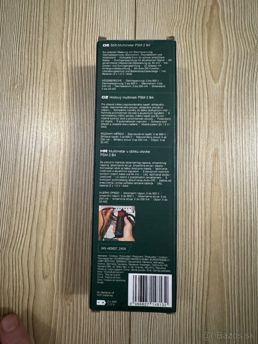 Predám PARKSIDE hrotový multimeter - 2