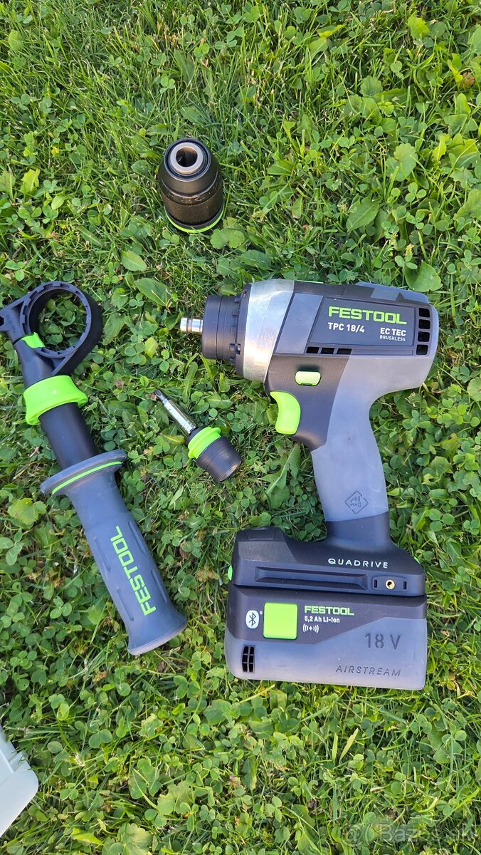 Festool akumulatorový príklepový vrtací skrutkovač Quadrive - 2