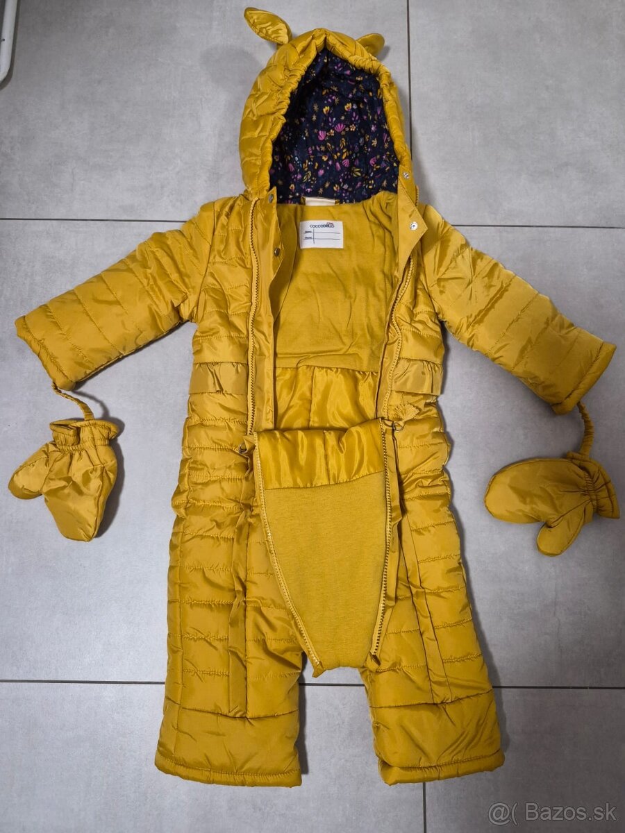 Detský zimný overal veľkosť 86 - 2